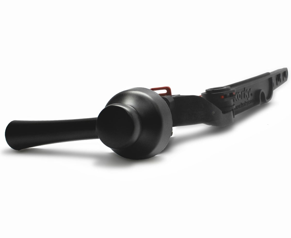 Korky 6034BP Strongarm lever front-mount in matte black, durable and easy to install