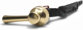 Korky 6094BP StrongARM lever in brushed gold showing universal fit.