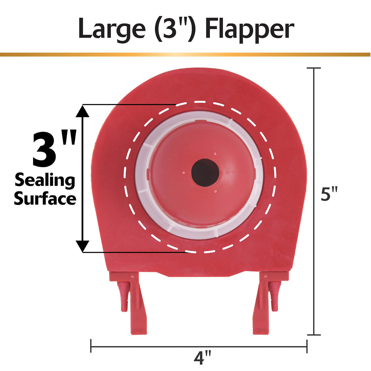 Korky fill valve assembly close-up of high-performance 3-inch valve