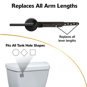 Korky installation close-up shows quick setup with no bending