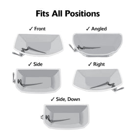 Korky StrongARM 2inch/3inch flapper compatibility supports common designs