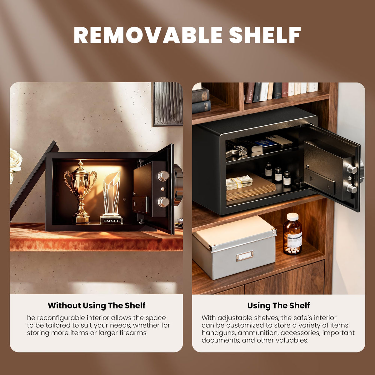 KornerBatl pre-drilled holes simplify secure installation.