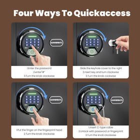 KornerBatl silent mode with backlit keypad for dark rooms.