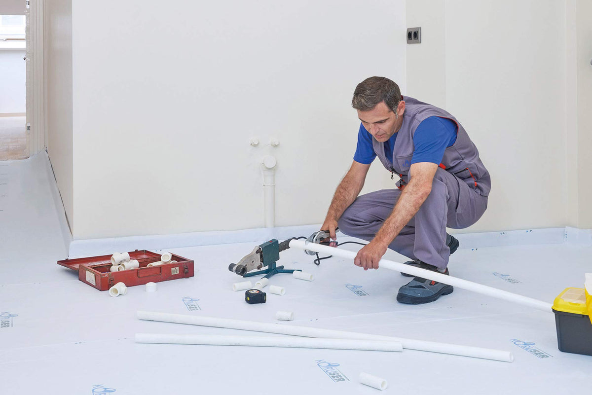 KORUSER paint-proof top layer keeps liquids on the surface, simplifying cleanup.