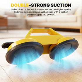 Kosjund Floor Gap Fixer Tool double suction power for stronger pull near walls.