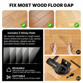 Kosjund Floor Gap Fixer Tool iron body delivers long-lasting durability