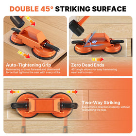 Kosjund Floor Gap Fixer Tool includes slot cutter for clean seam prep.