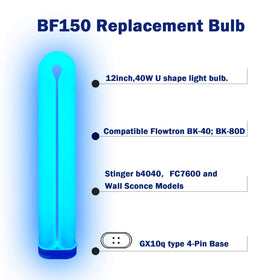 KosunRefill 365nm ultraviolet U-shape bulb for 12 inch fixtures