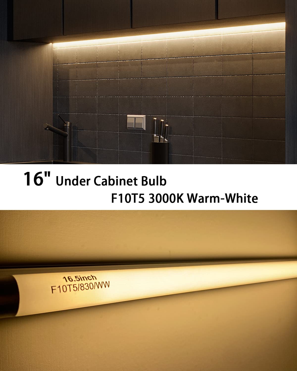 KosunRefill linear T5 10W bulbs offer long life.