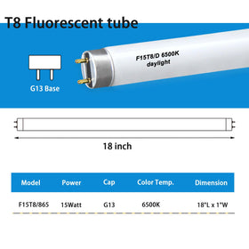 KosunRefill F15T8/D G13 base demonstrates easy fixture retrofit.