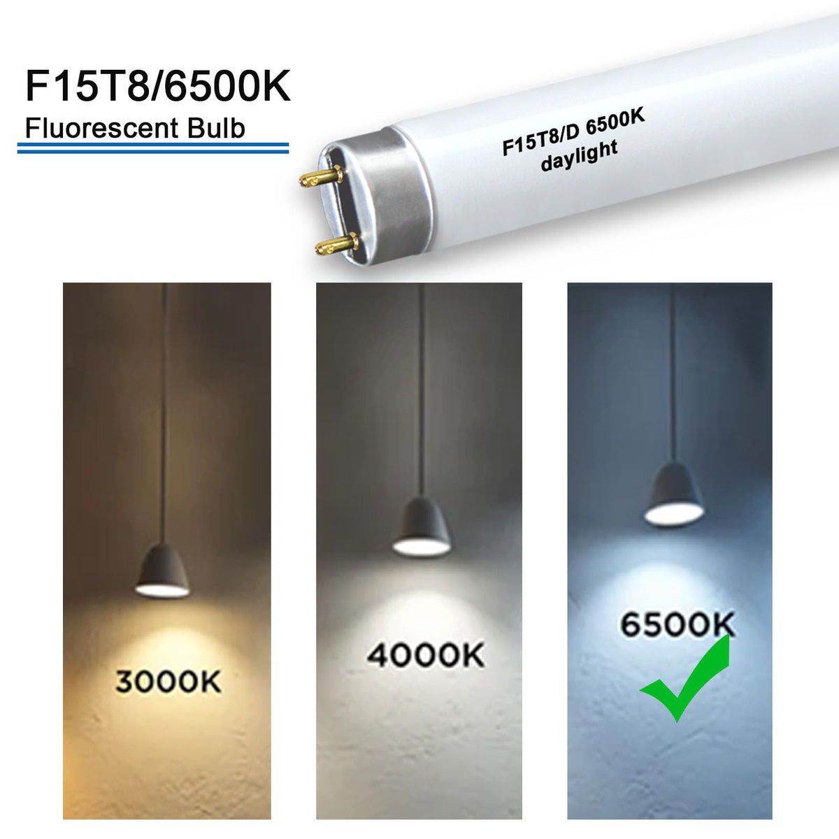 KosunRefill F15T8/D shines in garage workspace for clear detail work.