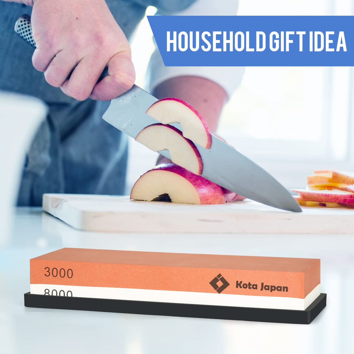 Kota Japan 3000/8000 grit for kitchen knife sharpening with professional feel.