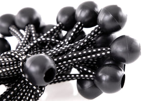 Kotap BB-6B ball bungee cord shows 5 mm cord and 1-inch ball.