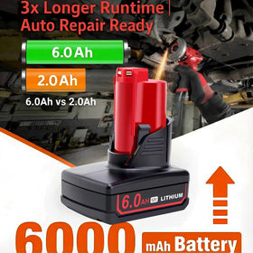 Kotoate plug-and-play fit for Milwaukee 12V tools