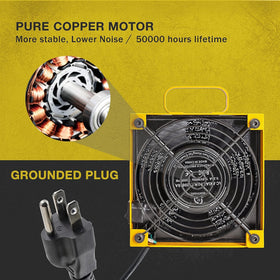 KOTTO activated carbon filter, 0.4 inch thick, traps fumes efficiently