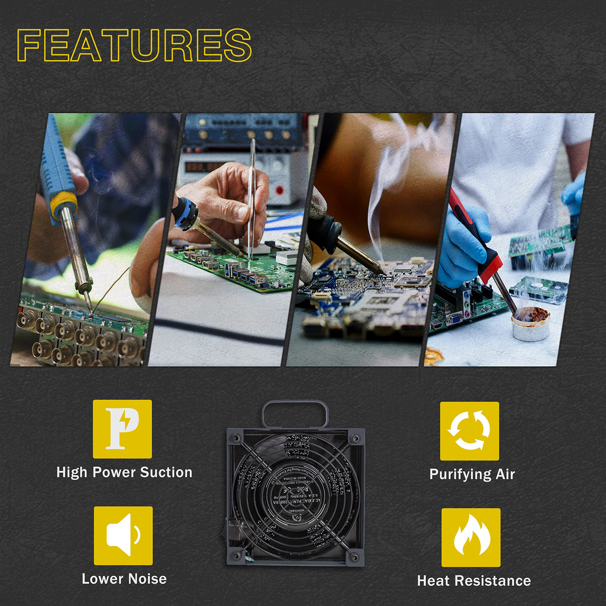 KOTTO Compact design with low-noise performance suitable for late-night projects.