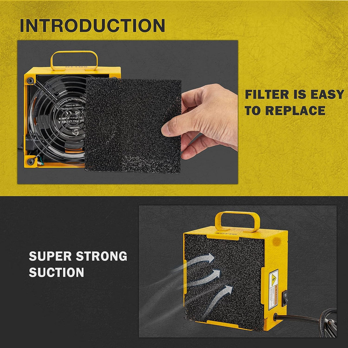 KOTTO five-carbon-filter replacement pack for easy upkeep