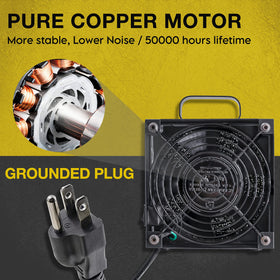 KOTTO Solder Fume Extractor in use near a soldering station for fumes control.