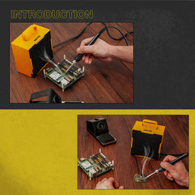 KOTTO Solder Smoke Absorber compact design fits small workspaces.