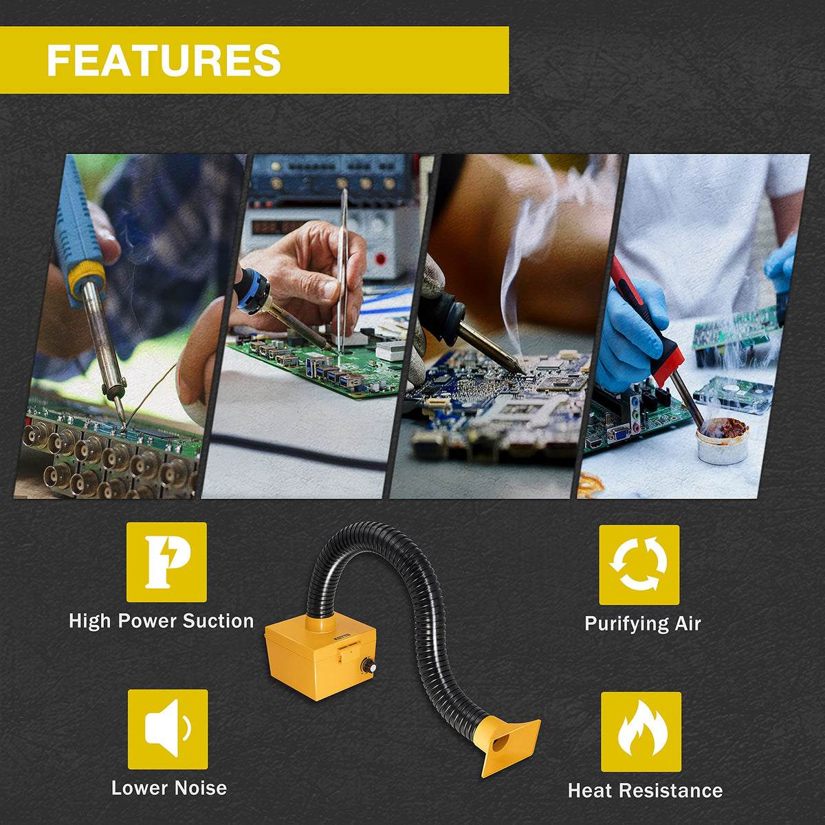 KOTTO control panel highlights adjustable suction for various tasks