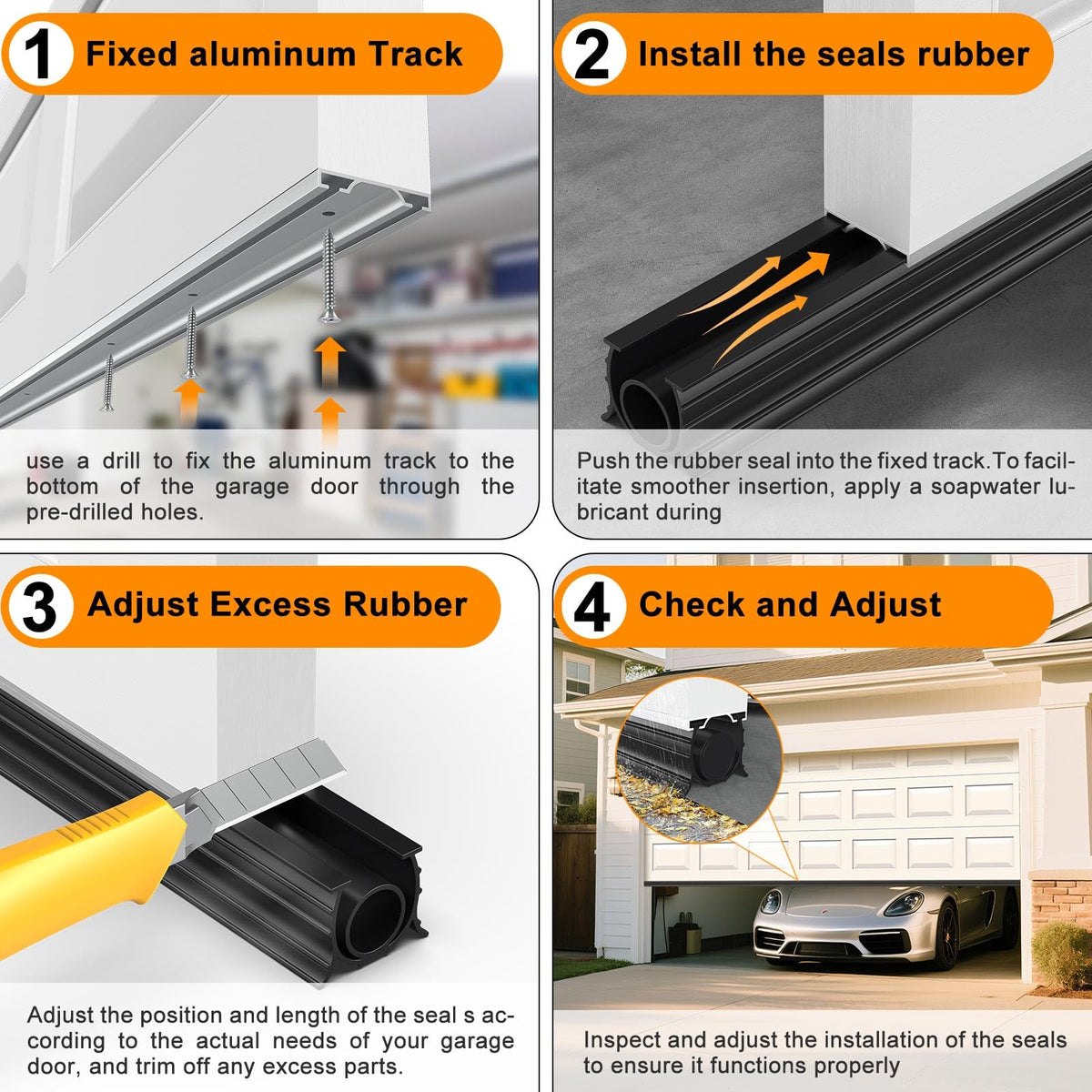 Koupopeo installation tips help you fit the seal smoothly.