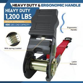 KOUPREY ratchet handle with quick-release for fast unloading
