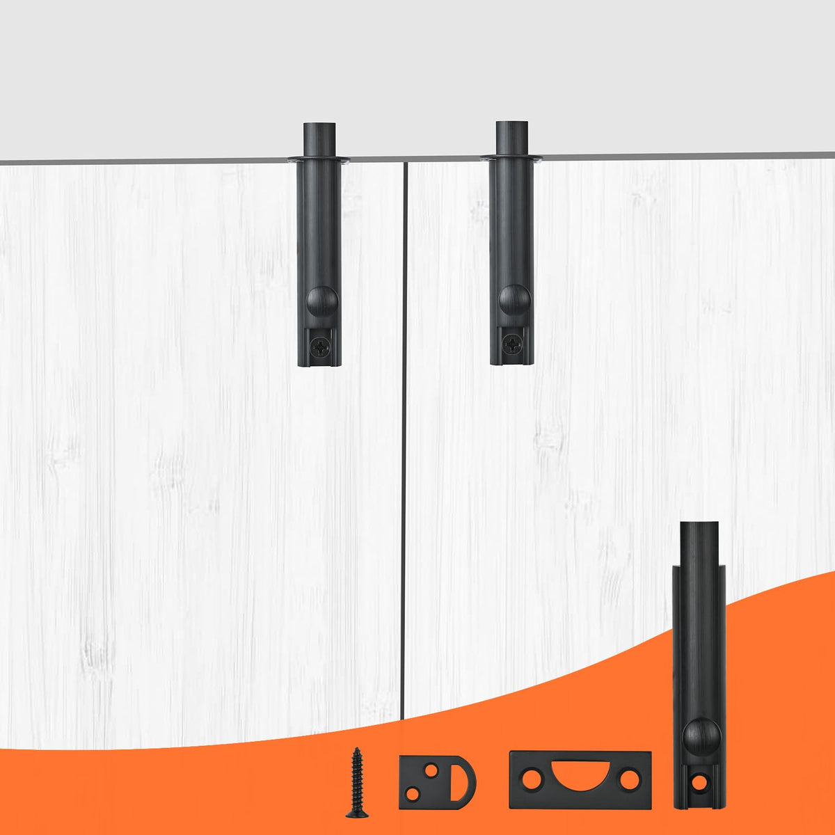 KOVOSCH black brass door bolt packaging emphasizes value