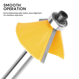1/4-inch shank close-up emphasizes stability and reduced vibration