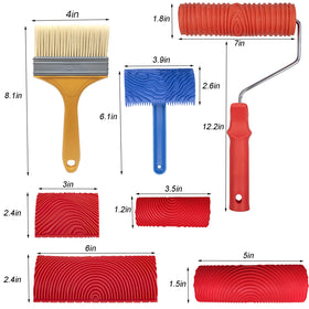 Kowpruit 6-inch wood grain tool blends wider grain on walls