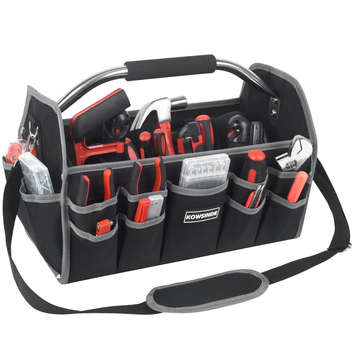 Kowsinde 16 Inch Tool Bag with open-top design for quick access on site