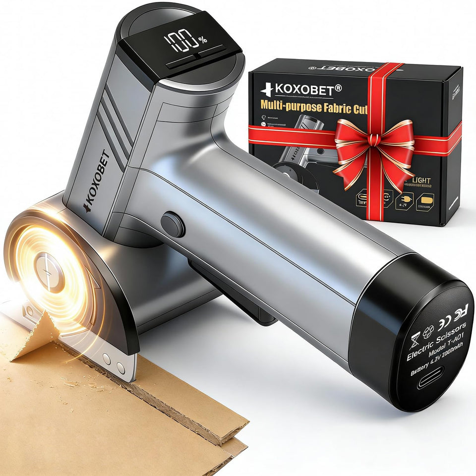 KOXOBET 2026 upgrade with LED display enables precise cordless cutting.
