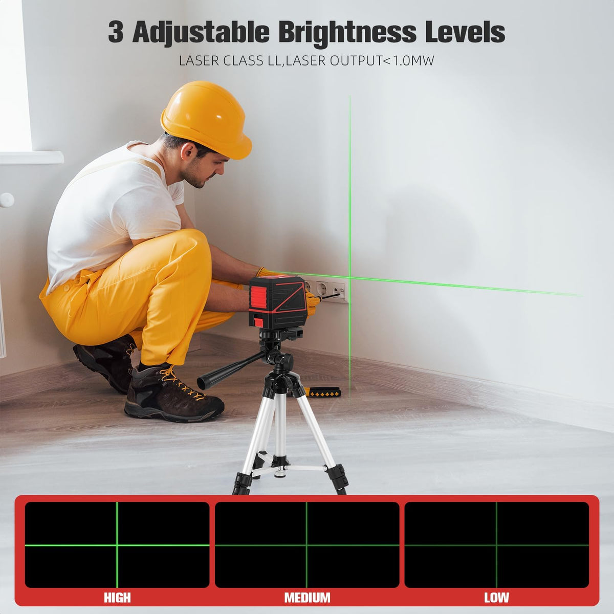 KOXOBET 360-degree rotation enables versatile alignment from a single point