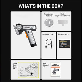 KOXOBET rugged construction and bonus blades add durable value.