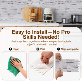 Koynsle PVC heavyweight backing feels sturdy and stain resistant.