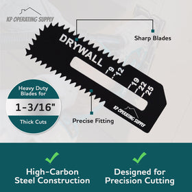 KP Operating Supply drywall blade pack ready for DIY or professional use.