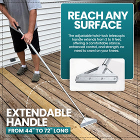 KP Operating Supply multi-surfaces-scraper handles wood, tile, glass with ease.