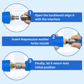 KPAPD triple sealing design reduces leaks during high-pressure use.