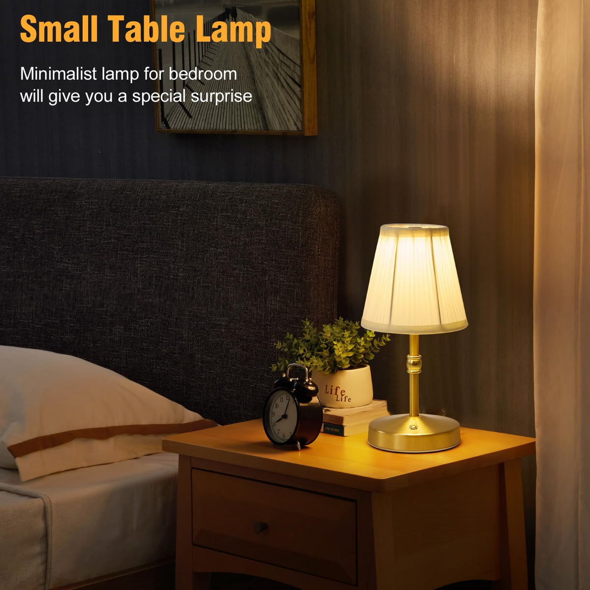 KPSHINE 3000mAh battery LED lamp with charging indicator