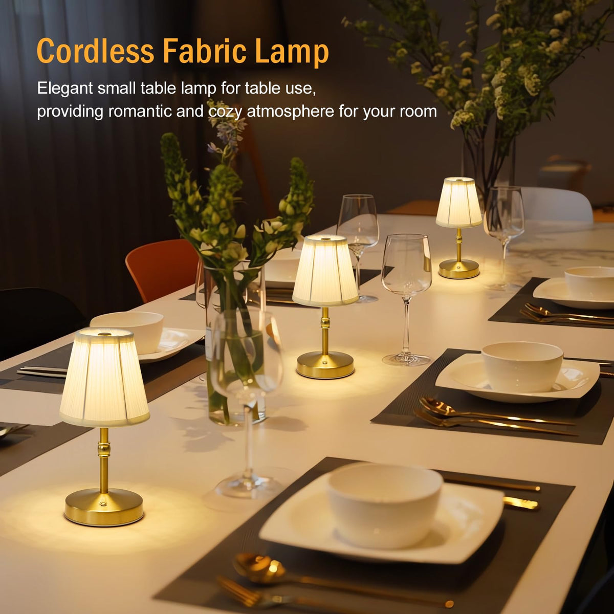 KPSHINE dimmable lamp with 3 color temperatures for ambiance