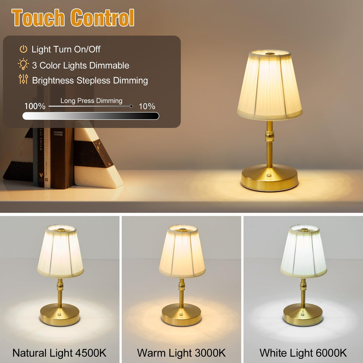 KPSHINE USB Type-C rechargeable lamp for quick charging