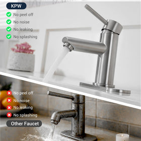 KPW includes pop-up drain with overflow for easy maintenance.