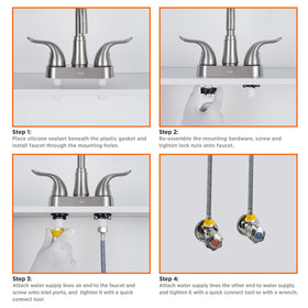 KPW pop-up drain included for simple sink setup