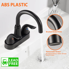 KPW includes pop-up drain and water supply hoses for a complete install.