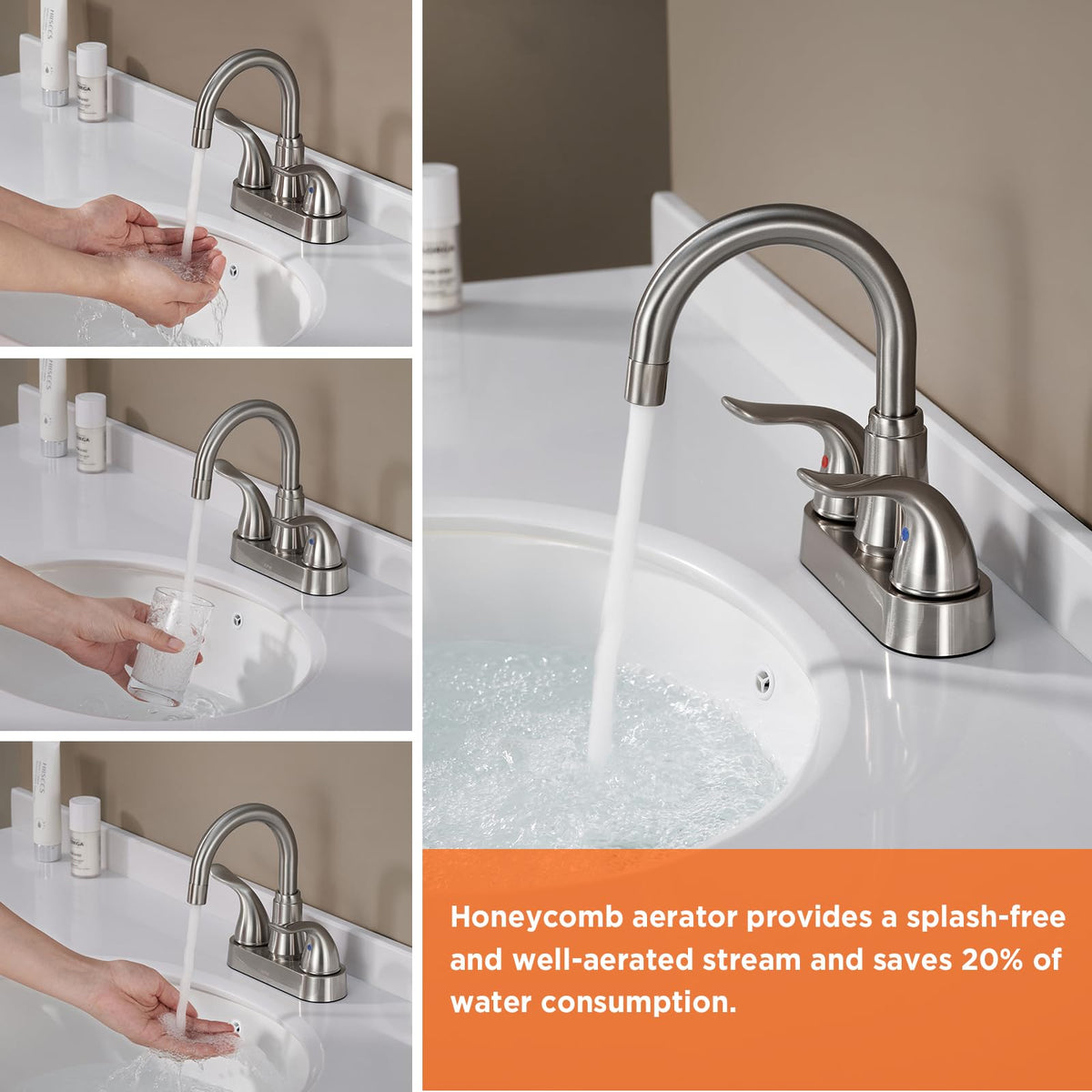 KPW included water supply hoses simplify installation process