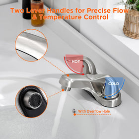 KPWATER brushed nickel finish adds modern style with durable, corrosion-resistant performance.