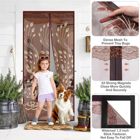 KPX mesh screen door installation-kit-included features quick setup and durable mounting.