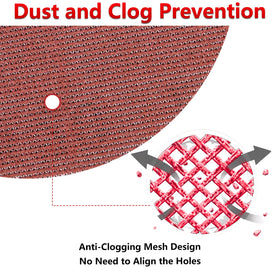 KQCXIK 5 inch mesh sanding disc 180 grit for precise shaping and reduced clogging