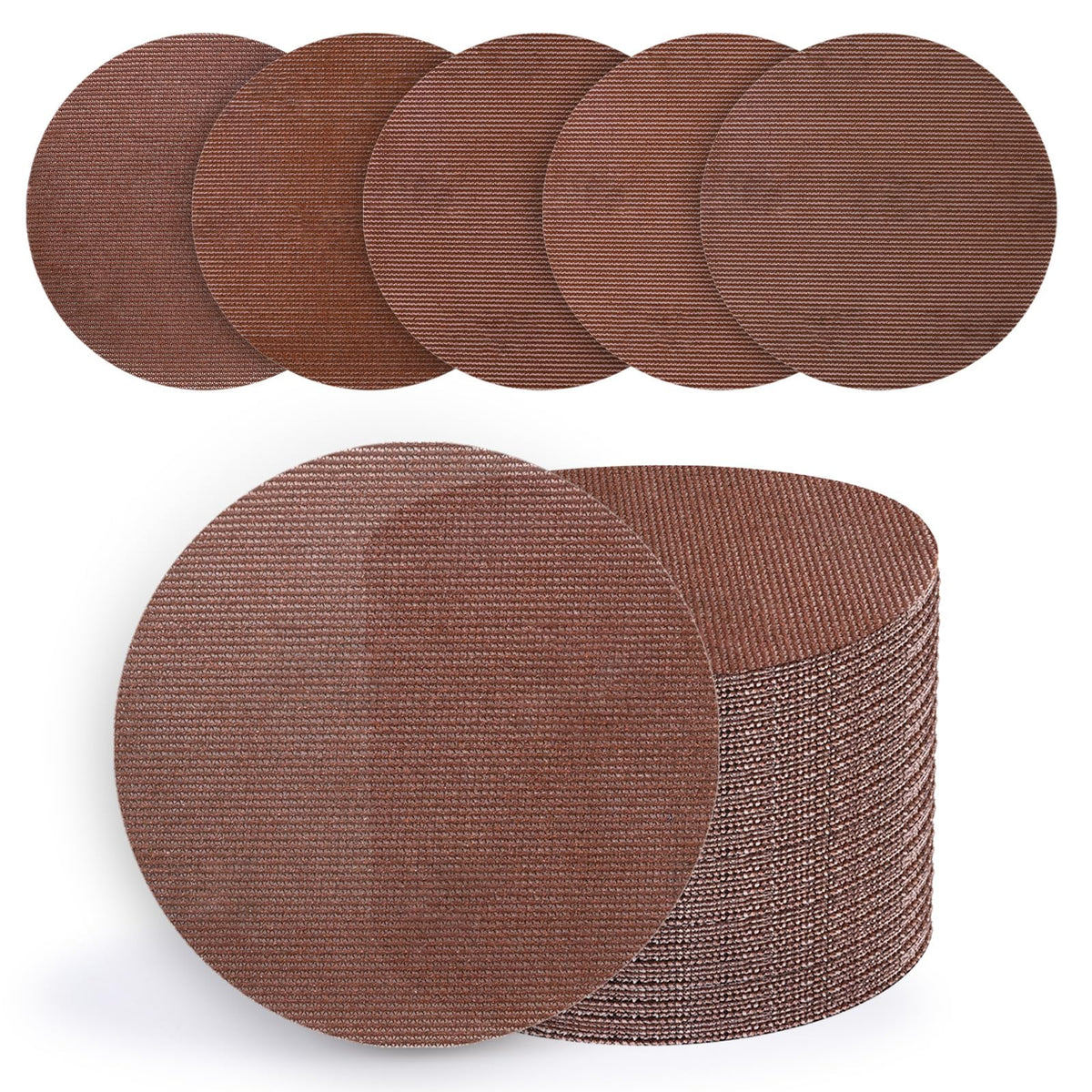 KQCXIK 5 inch mesh sanding disc 80 grit for fast material removal with reduced clogging