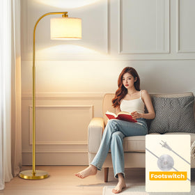 KQW tall floor lamp color-temperature option supports warm to cool tasks.