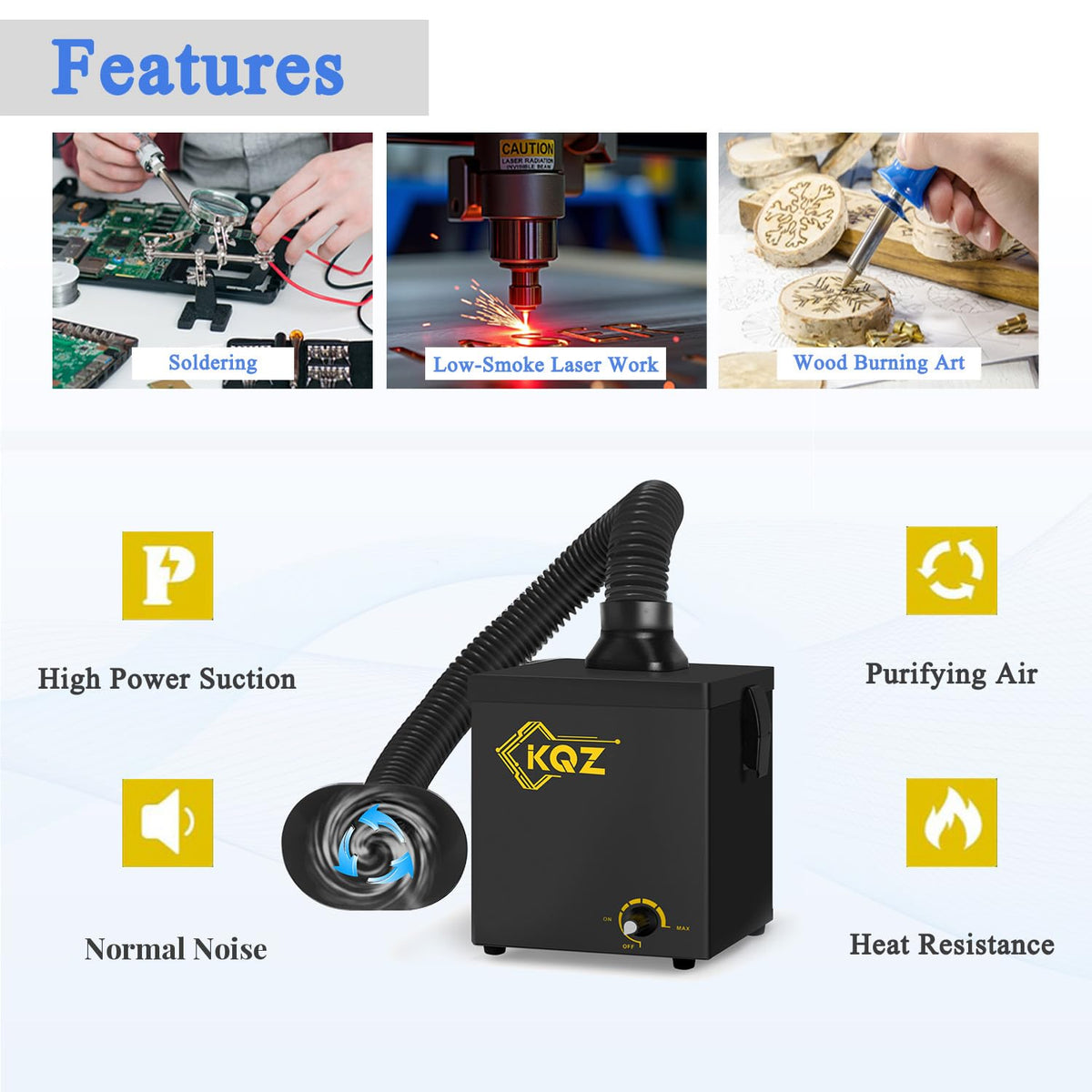 KQZ B1 wide voltage 110-240V for stable performance